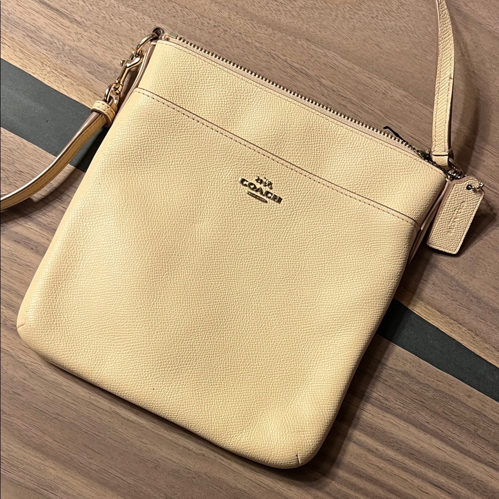 Coach Tan Crossbody Bag - Picture 2 of 3